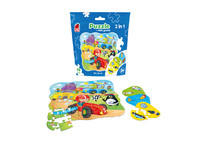 Puzzle in stand-up pouch "2 in 1.{}